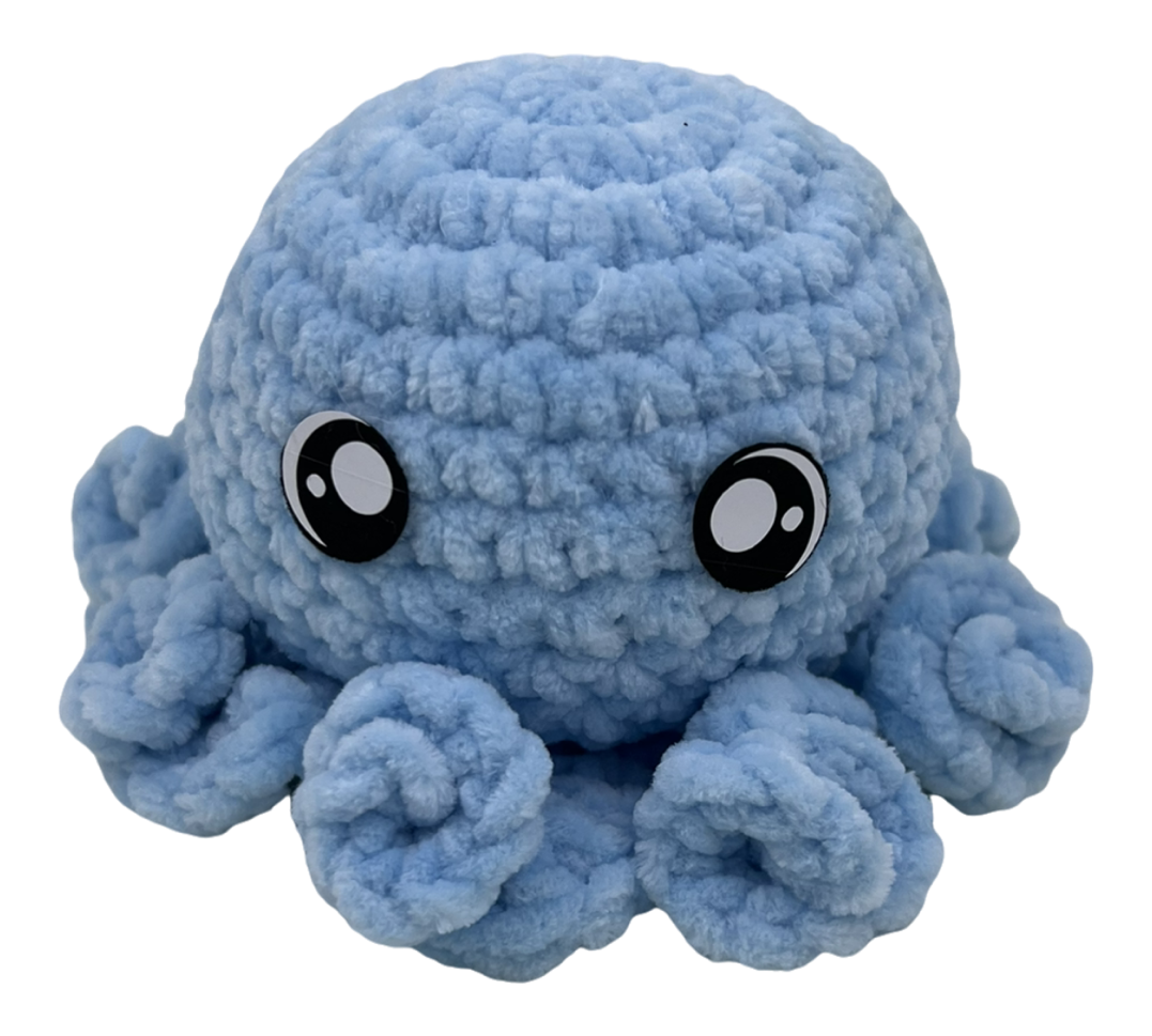 Baby Octopus Plushie-Light Blue