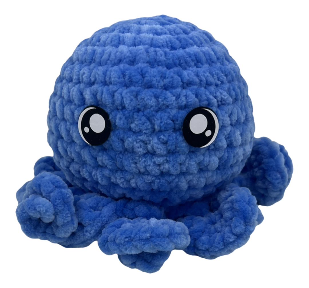 Baby Octopus Plushie- Blue