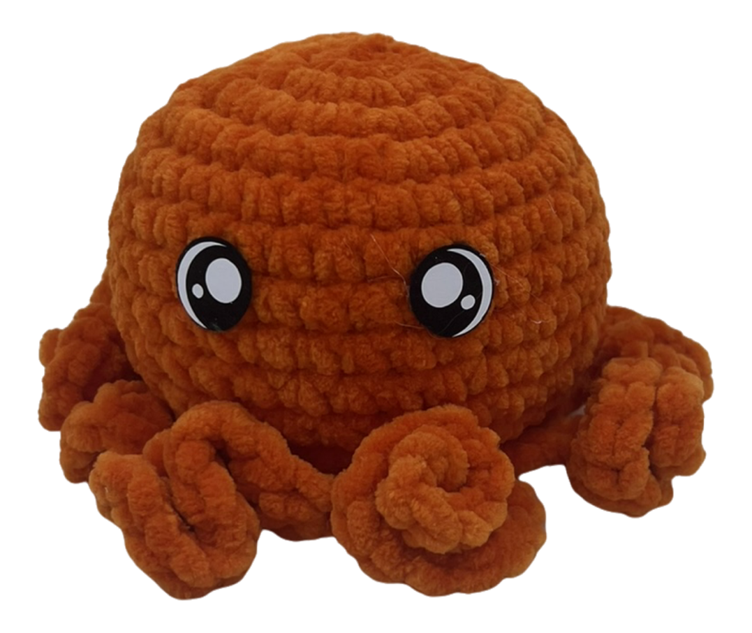 Baby Octopus Plushie- Carrot