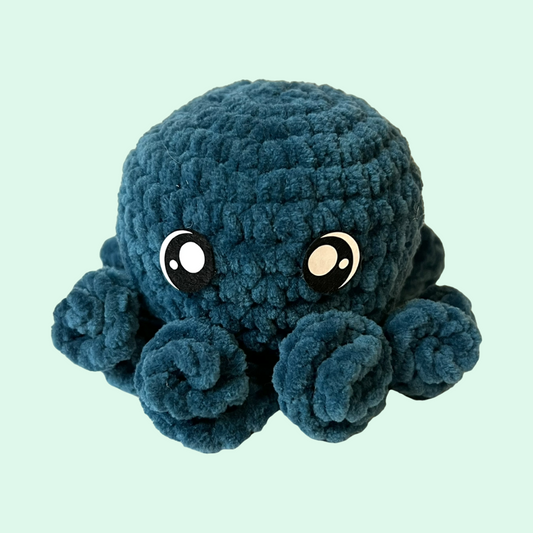 Baby Octopus Plushie- Peacock