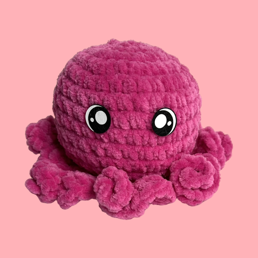 Baby Octopus Plushie- Proton Purple