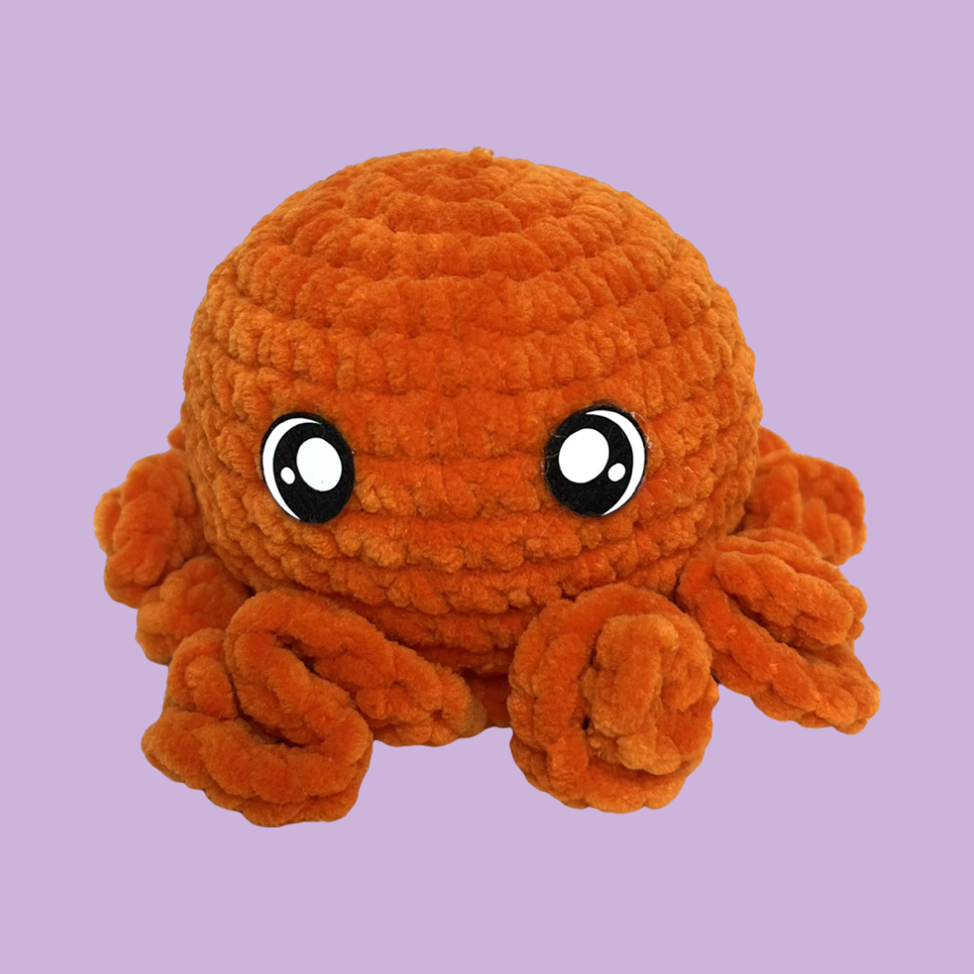 Baby Octopus Plushie- Carrot