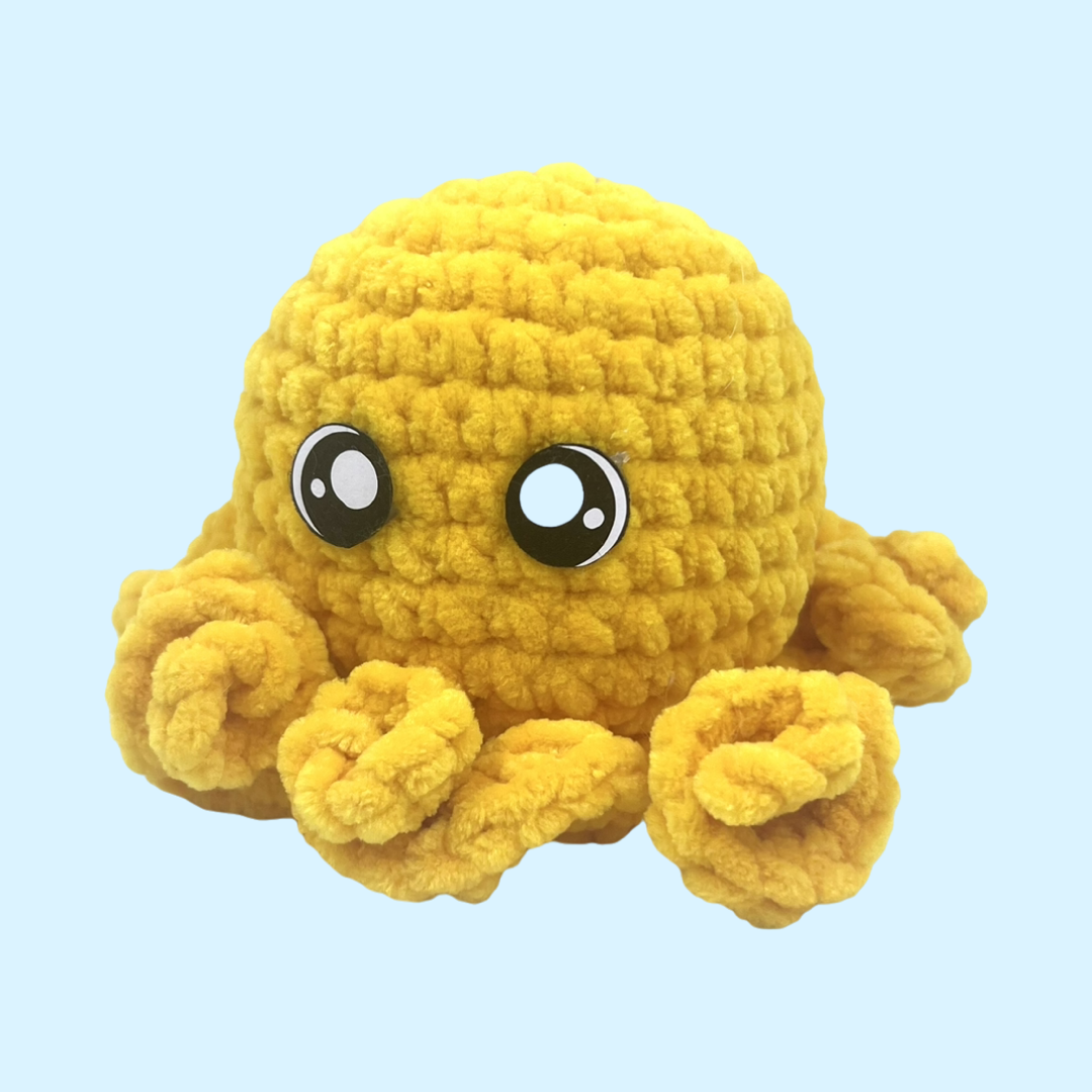 Baby Octopus Plushie- Summer Squash