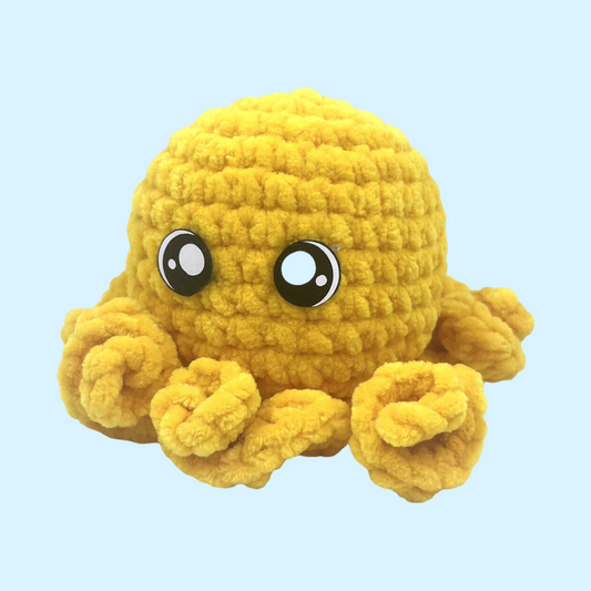 Baby Octopus Plushie- Summer Squash