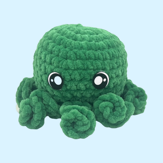 Baby Octopus Plushie- Seaweed Salad