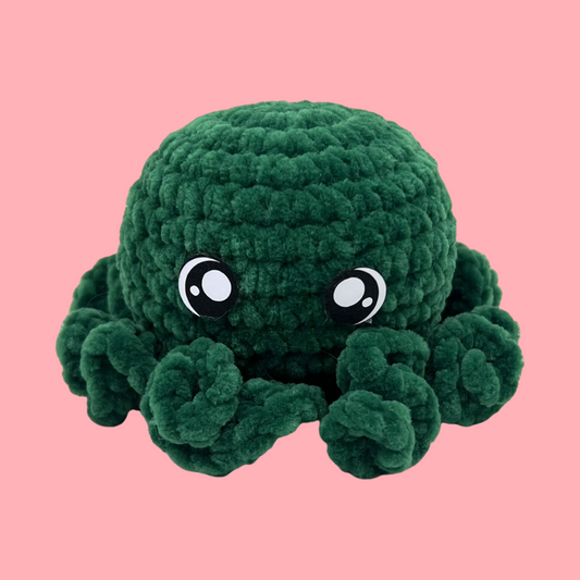 Baby Octopus Plushie- Emerald