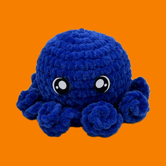 Baby Octopus Plushie- Classic Blue