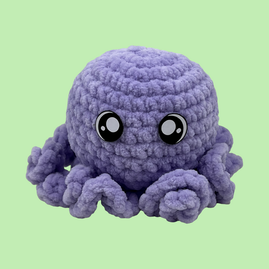 Baby Octopus Plushie- Lilac