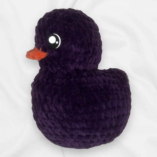 Small Rubber Duck- Eggplant